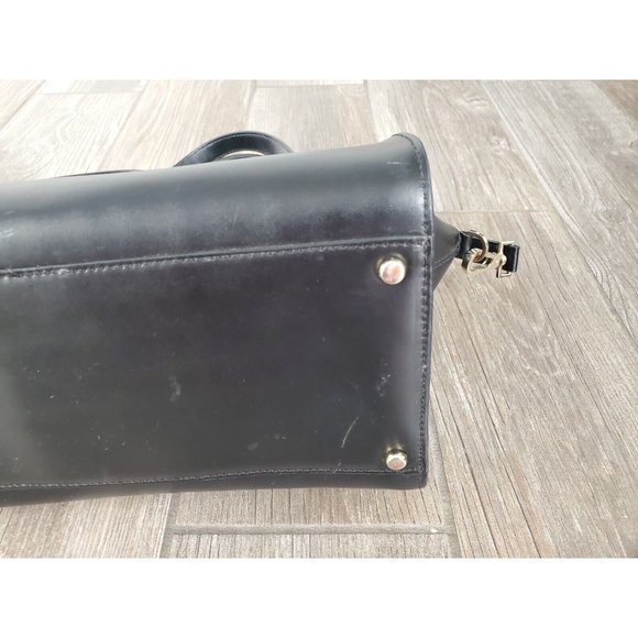 Kate Spade Black Crossbody/ Medium Satchel In Black. VGUC - Picture 11 of 12